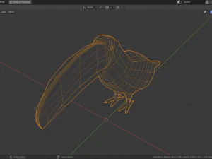 13 exotic birds pack low-poly 3D Model