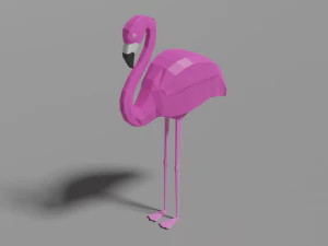 13 exotic birds pack low-poly 3D Model