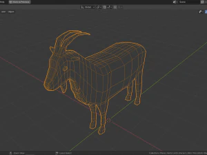 goat family pack 3D Model