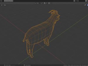 goat family pack 3D Model
