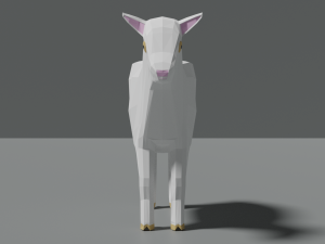 goat family pack 3D 모델