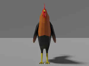 cartoon chicken collection pack 3D Model