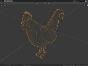 cartoon chicken collection pack 3D Model