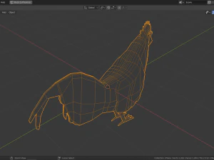 cartoon chicken collection pack 3D Model