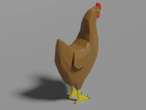 cartoon chicken collection pack 3D Model