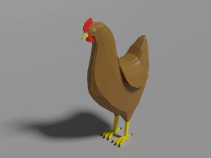 cartoon chicken collection pack 3D Model