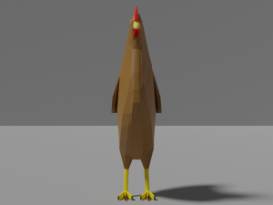cartoon chicken collection pack 3D-Modell