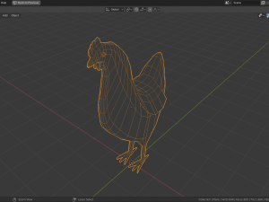 cartoon chicken collection pack 3D-Modell