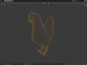 cartoon chicken collection pack 3D Model