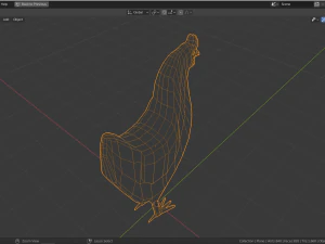 cartoon chicken collection pack 3D Model