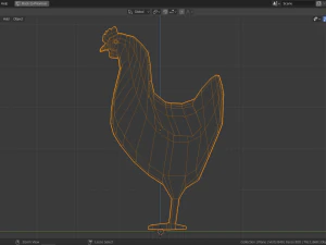 cartoon chicken collection pack 3D Model