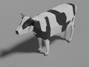 cow family pack 3D 模型