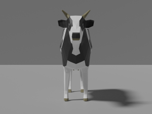 cow family pack 3D 模型