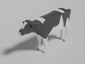 cow family pack 3D Model