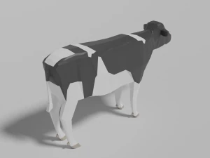 cow family pack 3D Model