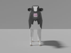 cow family pack 3D 模型