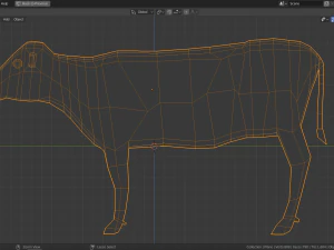 cow family pack 3D Model