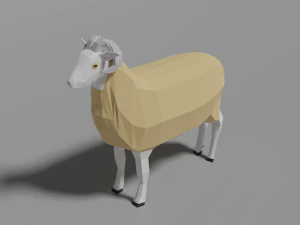 sheep family pack 3D Model