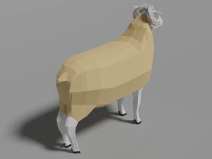 sheep family pack 3D Model