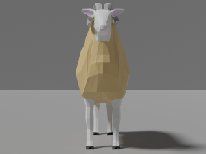 sheep family pack Modelo 3D
