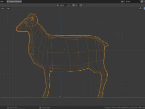 sheep family pack 3D Model