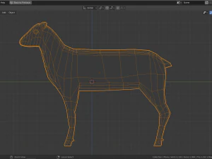 sheep family pack 3D Model