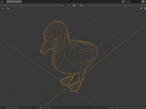 goose pack 3Dモデル