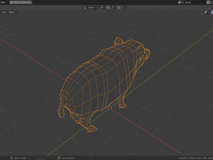 cartoon boar 3D Model