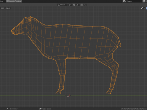 cartoon deer 3D Model
