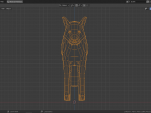 cartoon fox Modèle 3D