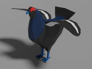 belibis kartun Model 3D