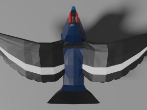 cartoon grouse 3D Model