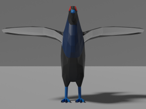 cartoon grouse 3D Model