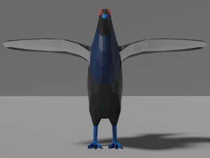 cartoon grouse 3D Model
