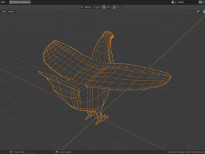 cartoon grouse 3D Model