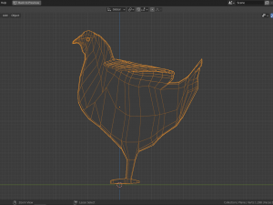 cartoon grouse 3D Model