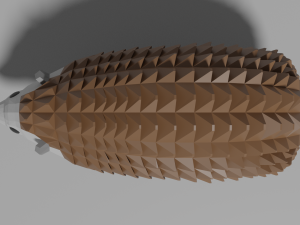 cartoon hedgehog 3Dモデル