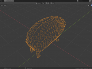 cartoon hedgehog 3Dモデル