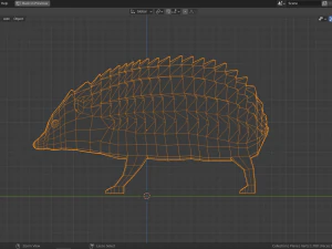 cartoon hedgehog 3D Model