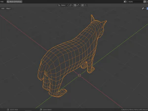 cartoon lynx 3D Model