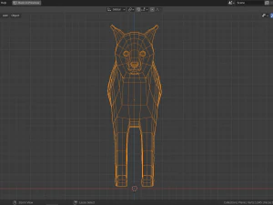 cartoon lynx 3D Model