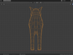 cartoon lynx 3Dモデル