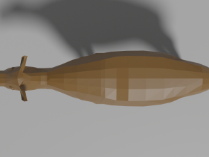 cartoon moose 3D 模型