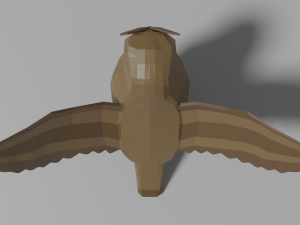 cartoon owl 3D Model