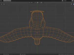 cartoon owl 3D Model