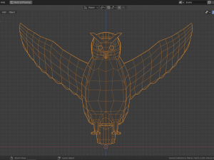 cartoon owl 3D Model