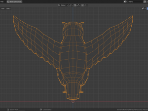 cartoon owl 3D Model