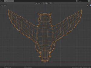 cartoon owl 3D Model