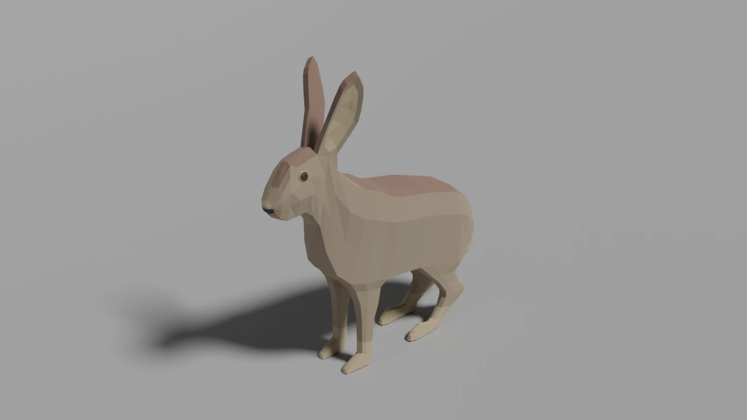 cartoon rabbit 3D Model .c4d .max .obj .3ds .fbx .stl .blend 