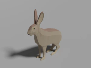 мультяшний кролик 3D Модель